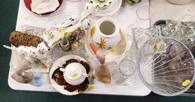 Lot 2055 - Glassware, ceramics and houseware, to include...