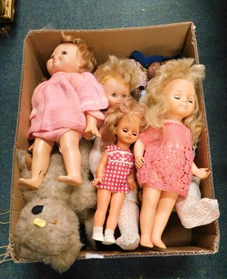 Lot 2059 - A quantity of mid century and later dolls and...