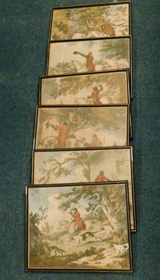 Lot 2066 - Framed 19thC hunting prints.