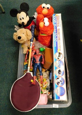 Lot 2067 - Toys, games, etc., to include Elmo, Spiderman,...