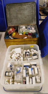 Lot 2075 - Collector's ceramic thimbles, to include all...