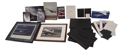 Lot 392 - A group of Concorde memorabilia, comprising...