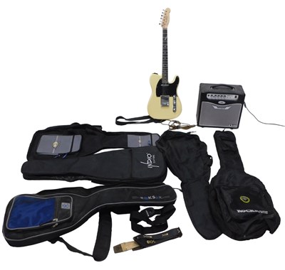 Lot 712 - An Indio Classic electric guitar, a Carlsbro...