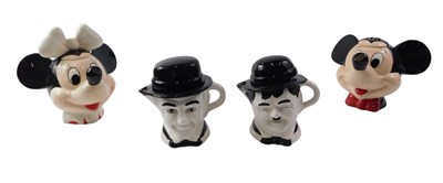 Lot 352 - Two novelty Disney teapots, comprising Mickey...