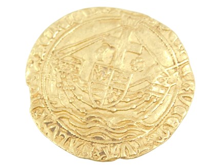 Lot 25 - An Edward IV gold angel coin, minted London...