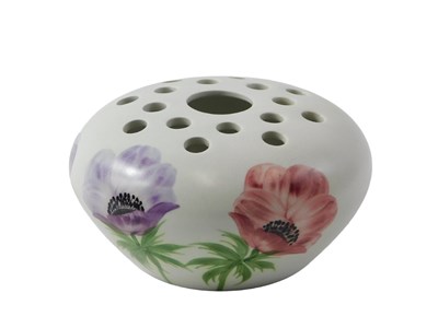 Lot 364 - An E Radford potpourri jar, on a cream ground...