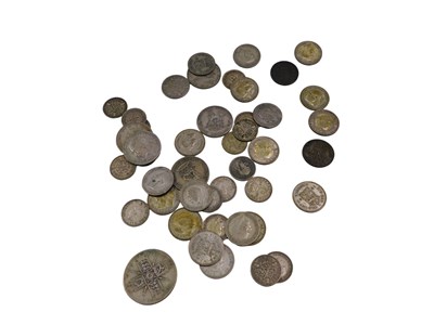 Lot 604 - A group of pre 1946 silver coinage, 120g.