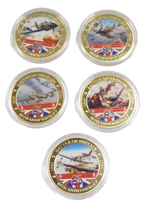Lot 614 - Five Battle of Britain commemorative...