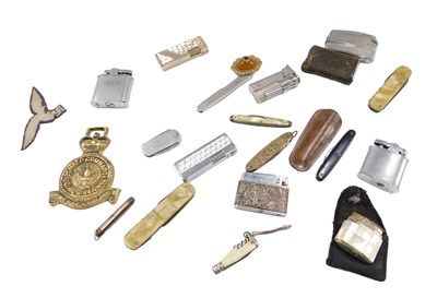 Lot 623 - Various lighters and penknives, to include...