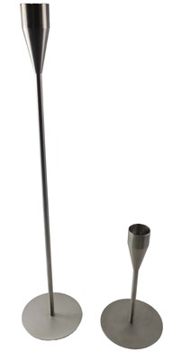 Lot 488 - Two Piet Hein candle holders, comprising the...