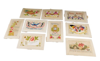 Lot 642 - Embroidered postcards, For My Dear Sweetheart,...