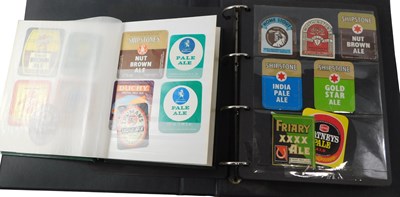 Lot 490 - Breweriana. A collection of beer mats and...