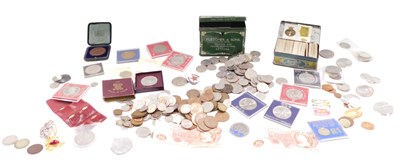 Lot 650 - A group of mixed coinage, comprising fifty...