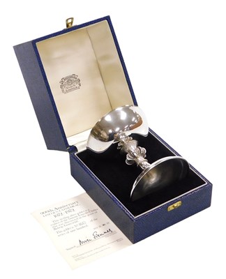 Lot 107 - An Elizabeth II silver goblet, being a replica...