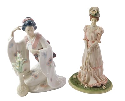 Lot 696 - Two figures, comprising a Harrison Fisher Gold...