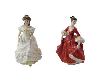 Lot 705 - Two Royal Doulton ladies, comprising Angela...