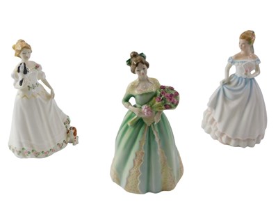 Lot 706 - Three Royal Doulton figures, comprising Take...