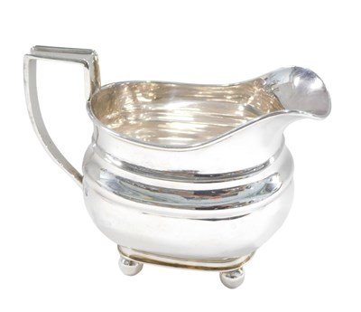 Lot 588 - An Elizabeth II silver milk jug, plain design,...