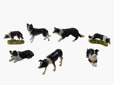 Lot 514 - A group of Border Collie figure groups,...