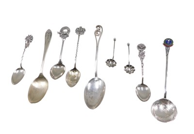 Lot 569 - A group of miscellaneous silver...