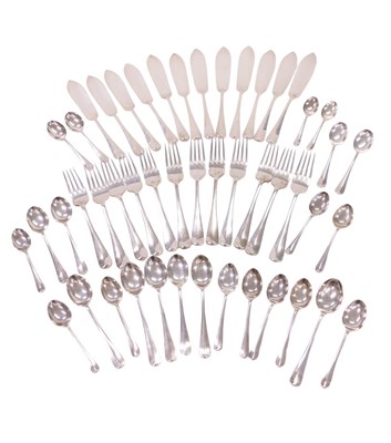Lot 25A - An Elizabeth II Francis Howard silver Rat-tail...