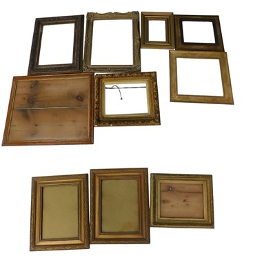 Lot 764 - A group of frames, comprising gilt gesso,...