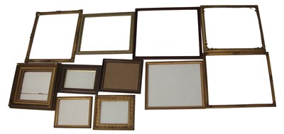 Lot 766 - A collection of photograph frames, mainly gilt...