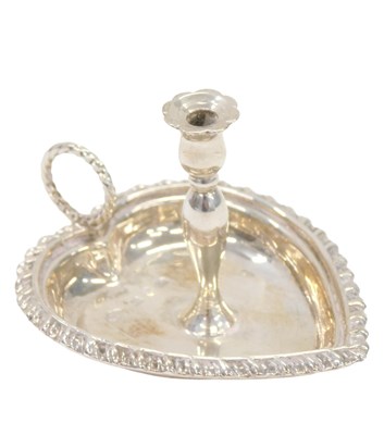 Lot 20 - A Victorian silver miniature leaf shaped...