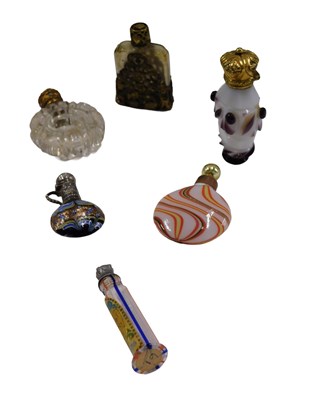 Lot 552 - Six 20thC and later scent bottles, comprising...