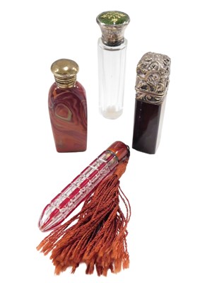 Lot 560 - Four Victorian and later miniature scent...