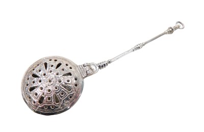 Lot 47 - A Dutch white metal miniature 17thC style...