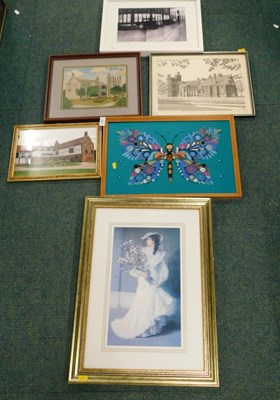 Lot 2087 - Framed pictures and prints, to include views...