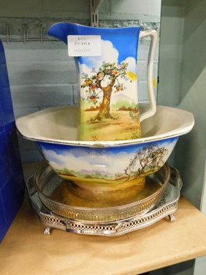 Lot 2020A - A New Hall Hanley Staffordshire wash jug and...