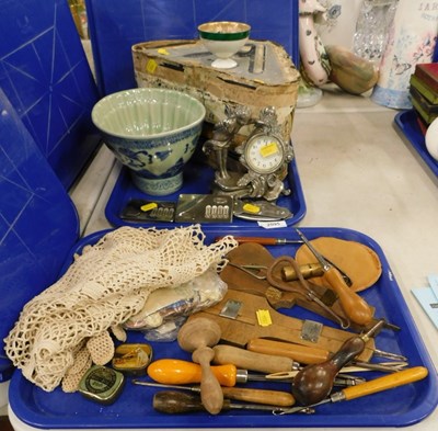Lot 2095 - Collectables, to include crocheted items and...