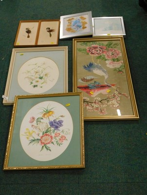 Lot 2100 - Framed pictures and prints, to include flowers,...