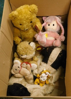 Lot 2108 - Soft toys, Teddy bears, etc., to include a...