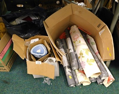 Lot 2109 - Fabrics, materials, etc., together with a...