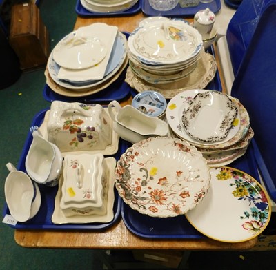 Lot 2111 - Ceramics, to include Burley ironstone ware, SF...