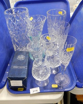 Lot 2116 - A quantity of crystal, to include brandy...