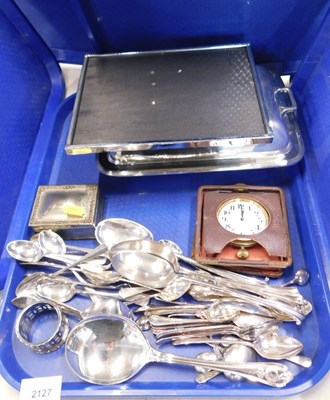 Lot 2127 - A collection of plated and stainless steel...