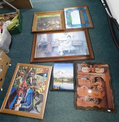 Lot 2150 - Framed pictures and prints, to include scene...
