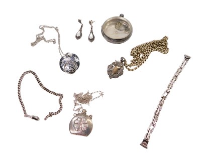 Lot 786 - A group of silver and other items, comprising...