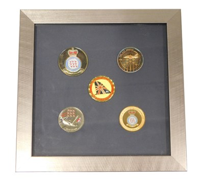 Lot 855 - Red Arrows related collector's coins, in...