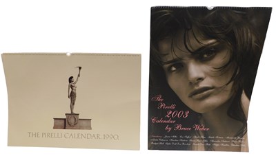 Lot 866 - Two Pirelli calendars, comprising 2003 and 1990.