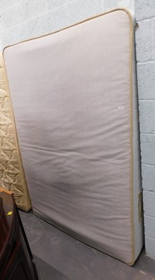Lot 1520 - A small double mattress, together with bed base.