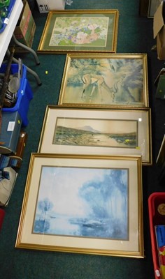 Lot 2108A - Pictures and prints, to include antelope...