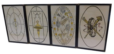 Lot 803 - Four Art Nouveau prints, each bearing...