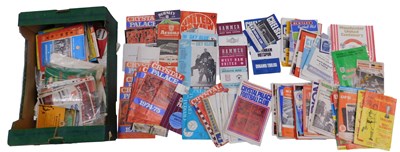 Lot 817 - A large group of football programmes, mainly...
