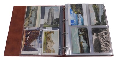 Lot 826 - A Royal Mail postcard album, enclosing a mix...