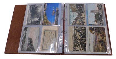 Lot 827 - An album of postcards, to include mainly early...